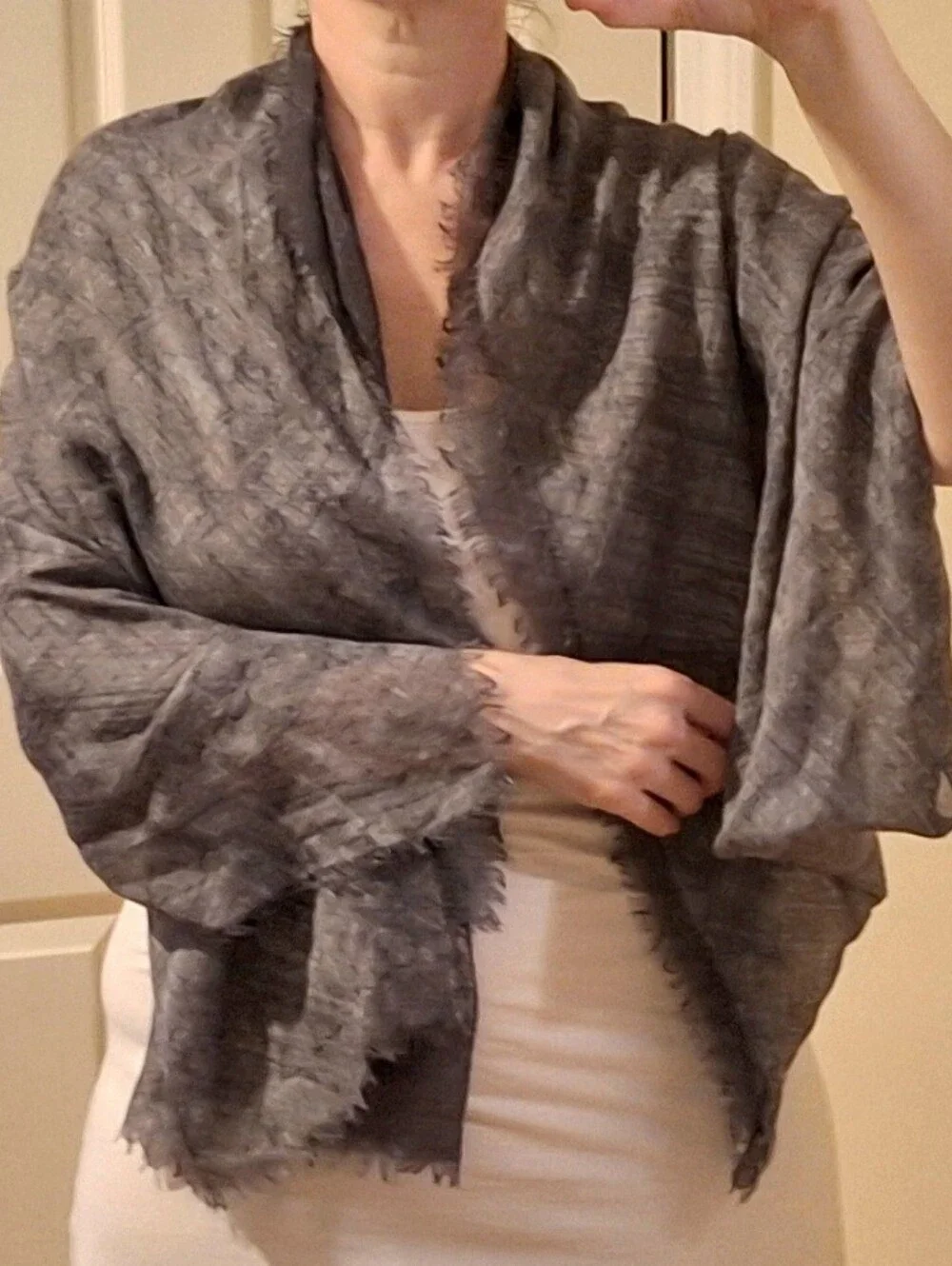 KRISTENSEN DU NORD | Black/Grey Shawl